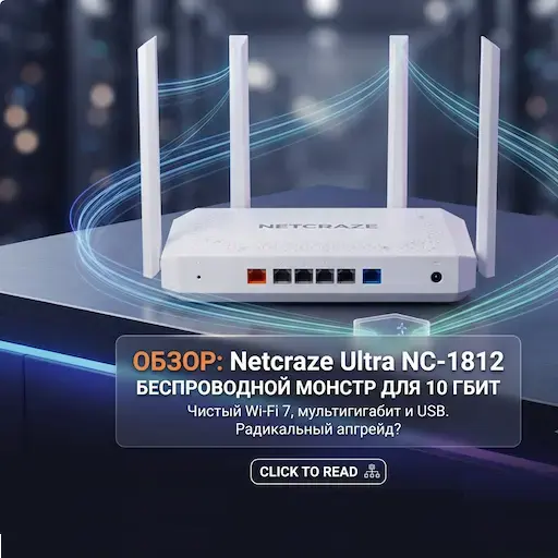 Обзор роутера Netcraze Ultra NC-1812